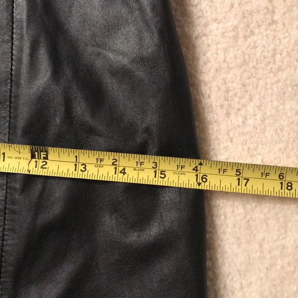 Sexy strapless full front Zip leather dress - Picture 7 of 7